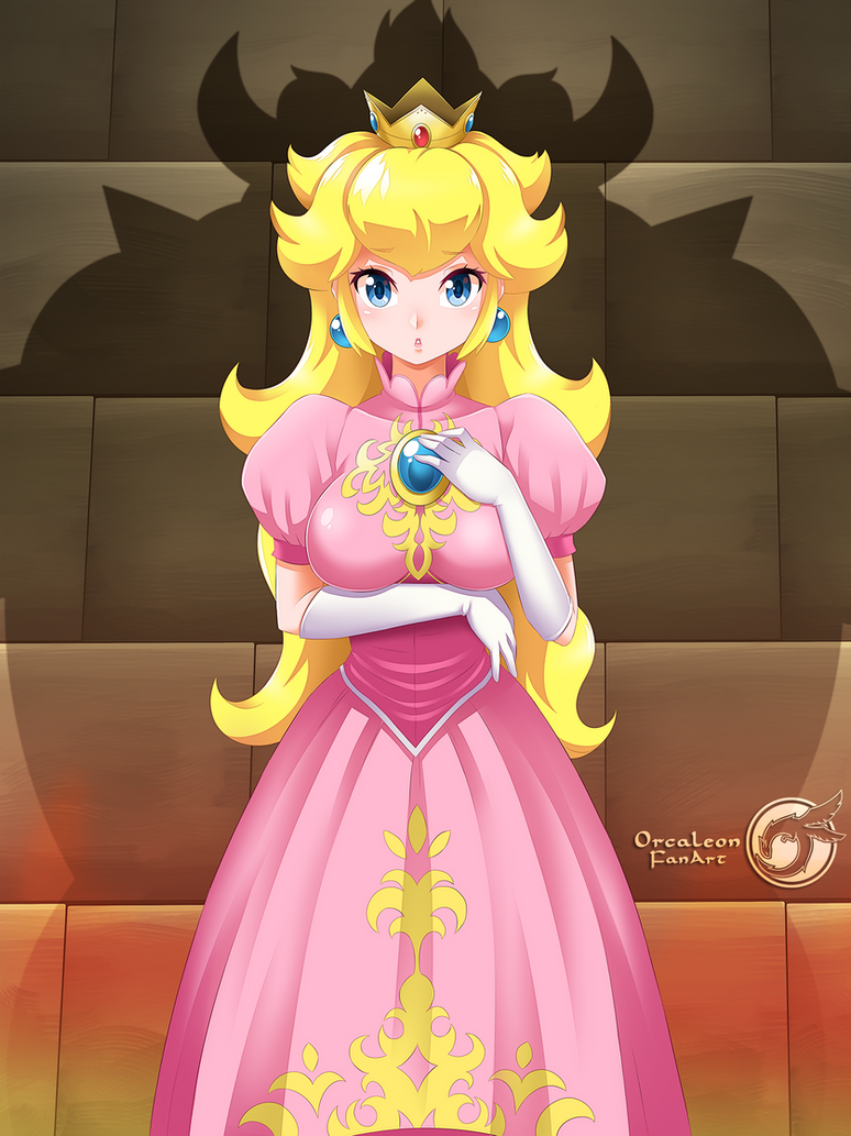 Princess Peach in Trouble by Orcaleon on DeviantArt.