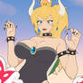 Lineart_Supermario Bowsette