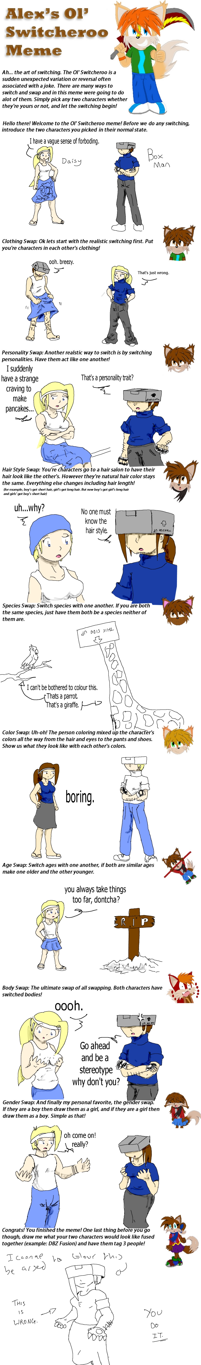 The Amazing Switching Meme by DarkeAngel on DeviantArt