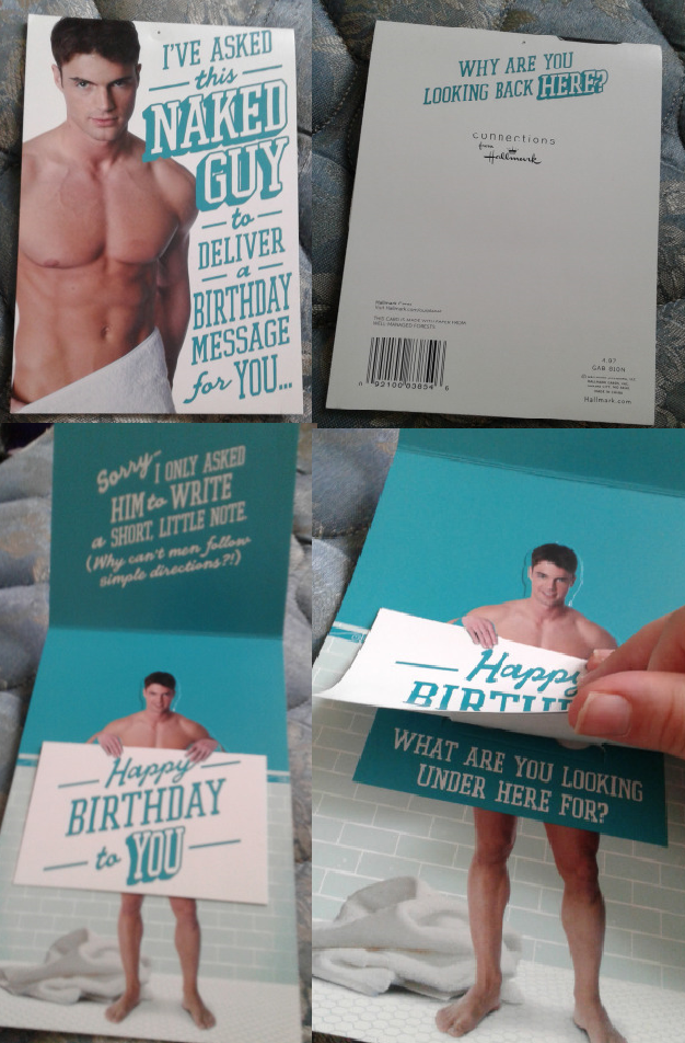 Funny happy birthday card