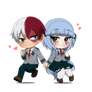 [BNHA Chibi Couple YCH 3] HeavenlyHellfire