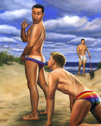 Beach Bum, Starring Alan Ilagan by paulypants