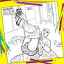 Wardrobe Issues Pinup Boy Coloring Page