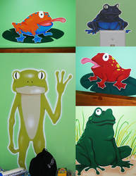 Murals from Frog Room