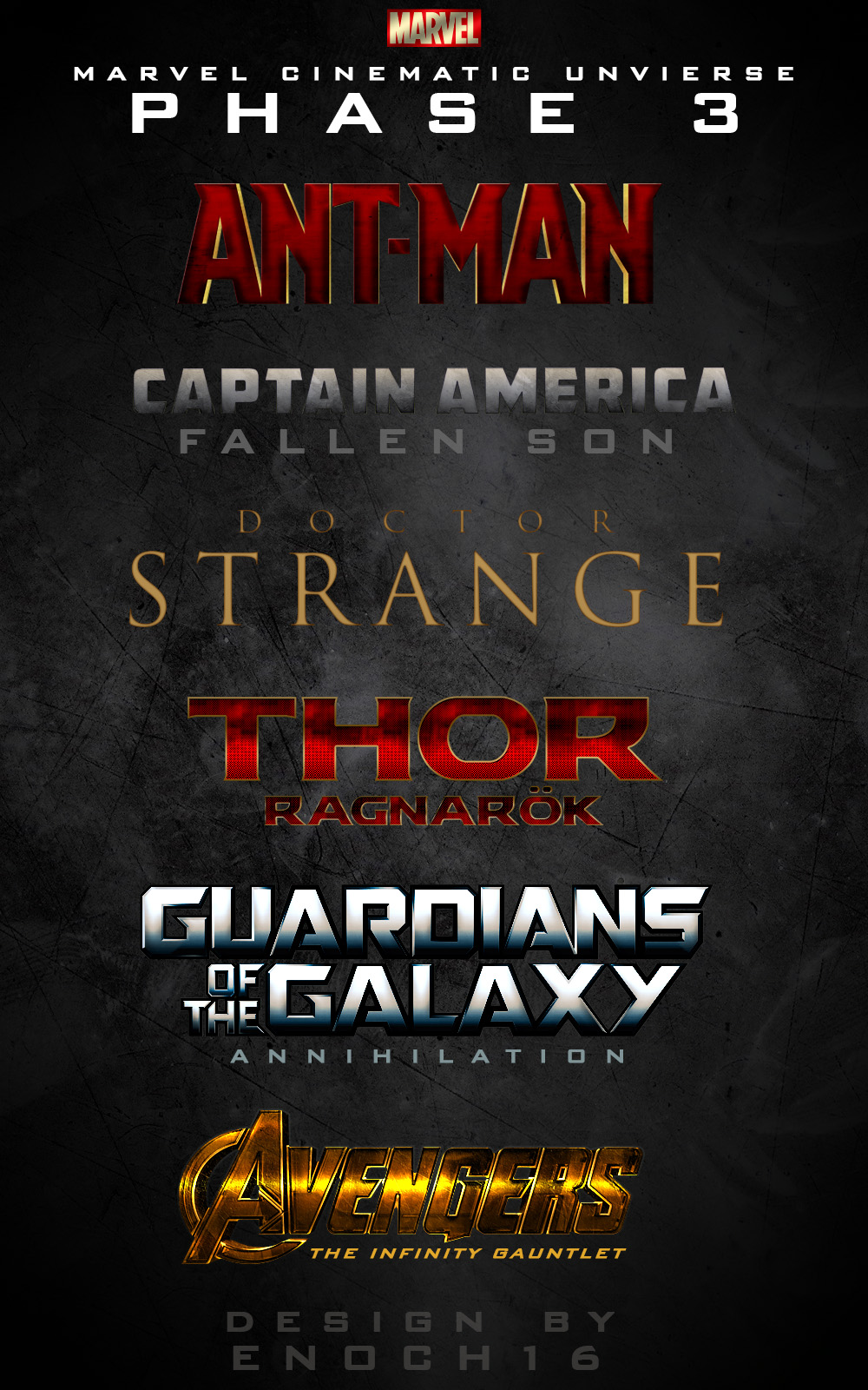 Marvel Announces Phase 3 Avengers Captain Marvel Black Panther Time