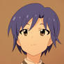 Kisaragi Chihaya with short hair