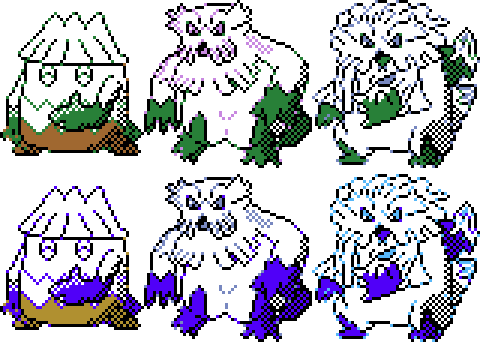 Snover Family GSC Sprites