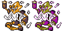 Mega Alakazam GSC Sprites by Axel-Comics