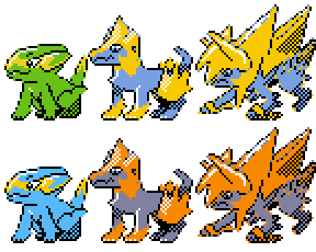 Hoenn Dex GSC Sprites Normal Colours by Axel-Comics on DeviantArt