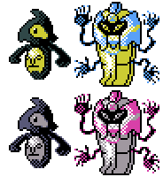 Yamask Cofagrigus GSC Sprites