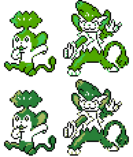 Pansage Simisage GSC Sprites