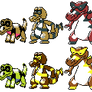 Sandile Krokorok Krookodile GSC Sprites