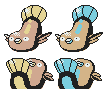 Stunfisk GSC Sprites