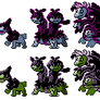 Deino Zweilous Hydreigon GSC Sprites