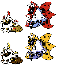 Unova Starters Sprites by conyjams on DeviantArt