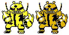 Electivire GSC Sprites