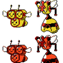 Combee Vespiquen GSC Sprites