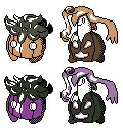 Pumpkaboo Gourgeist GSC Sprites