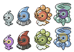 Castform GSC Sprites