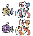 Feebas Milotic GSC Sprites