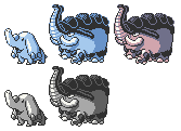 Phanphy Donphan RGB Sprites