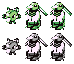 Natu Xatu RGB Sprites