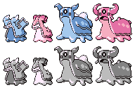 Shellos Gastrodon RGB Sprites by Axel-Comics on DeviantArt