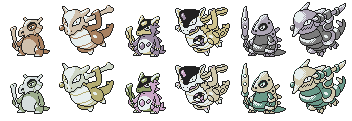 Sprites de todos los Pokemon by sakuraliclow on DeviantArt