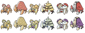 Parasect Sprites Rby Paras Parasect Breeds GSC Sprites by Axel-Comics on DeviantArt
