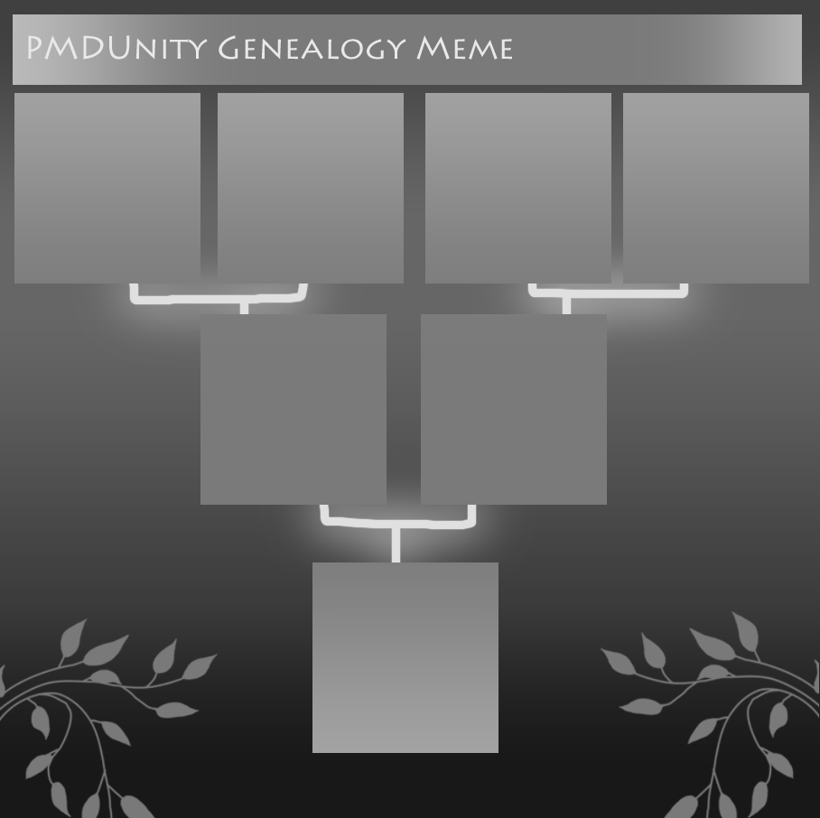 PMDU: Genealogy Meme! :BLANK: