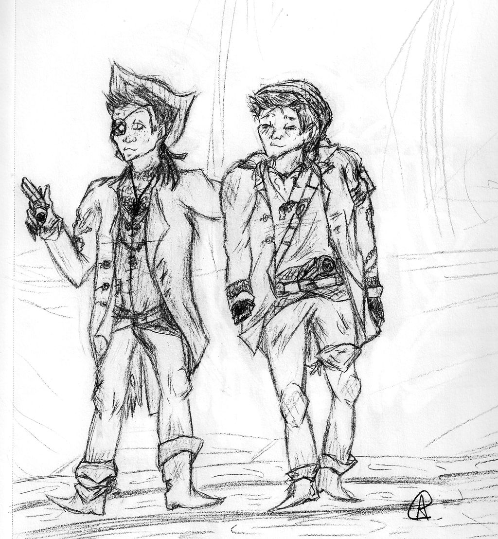 dean and cas are lil piratES