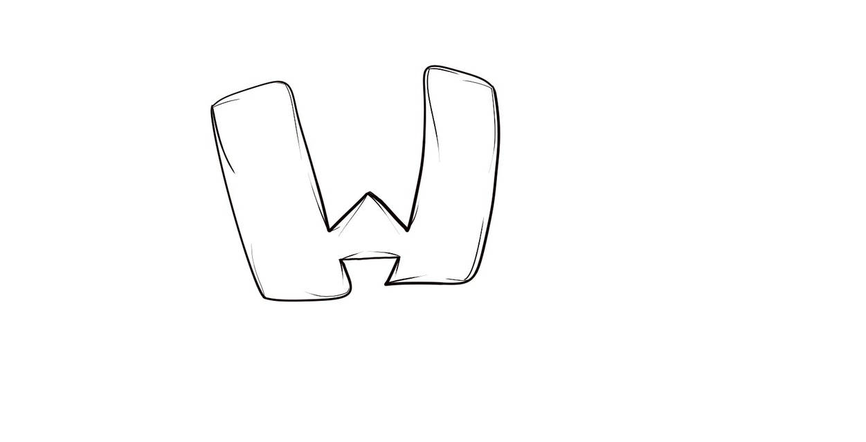 Here we go again Graffiti letter W by KingDavid357 on DeviantArt