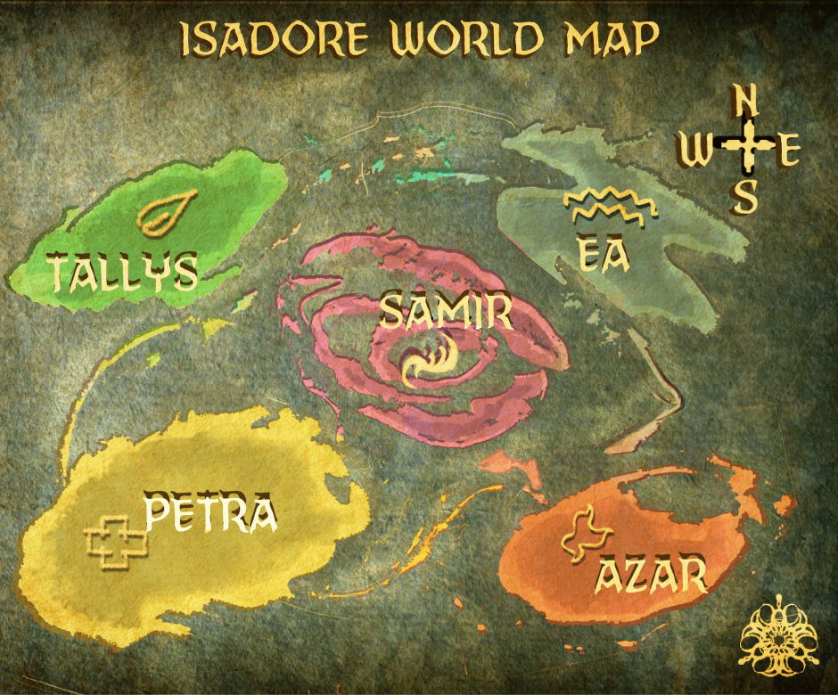 Isadorean Map.pdf Map Of Isadore by NoireRenard17 on DeviantArt
