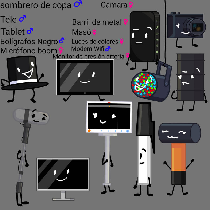 Object Show Color Reference Object show mis objetos de color negro by Jose11santamari on DeviantArt