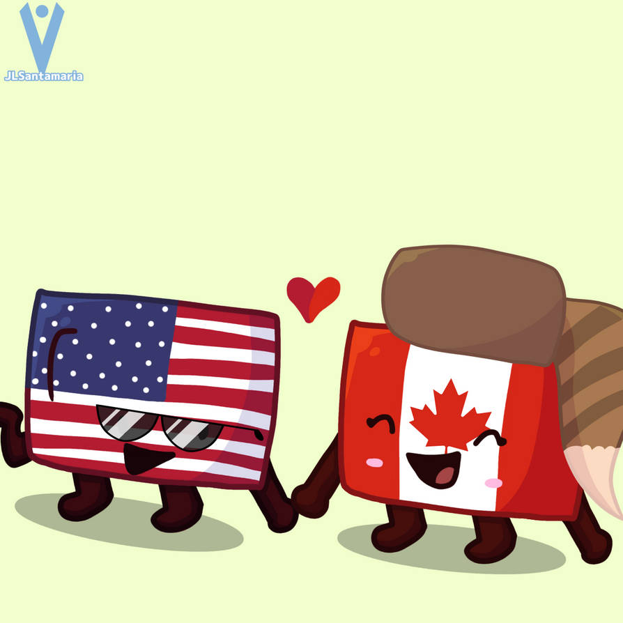 Object flags/ Estados Unidos x Canada by Jose11santamari on DeviantArt