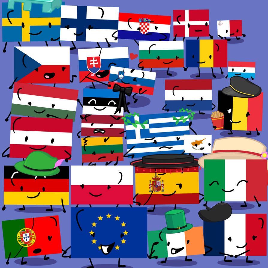 Object flags/ Union Europea by Jose11santamari on DeviantArt
