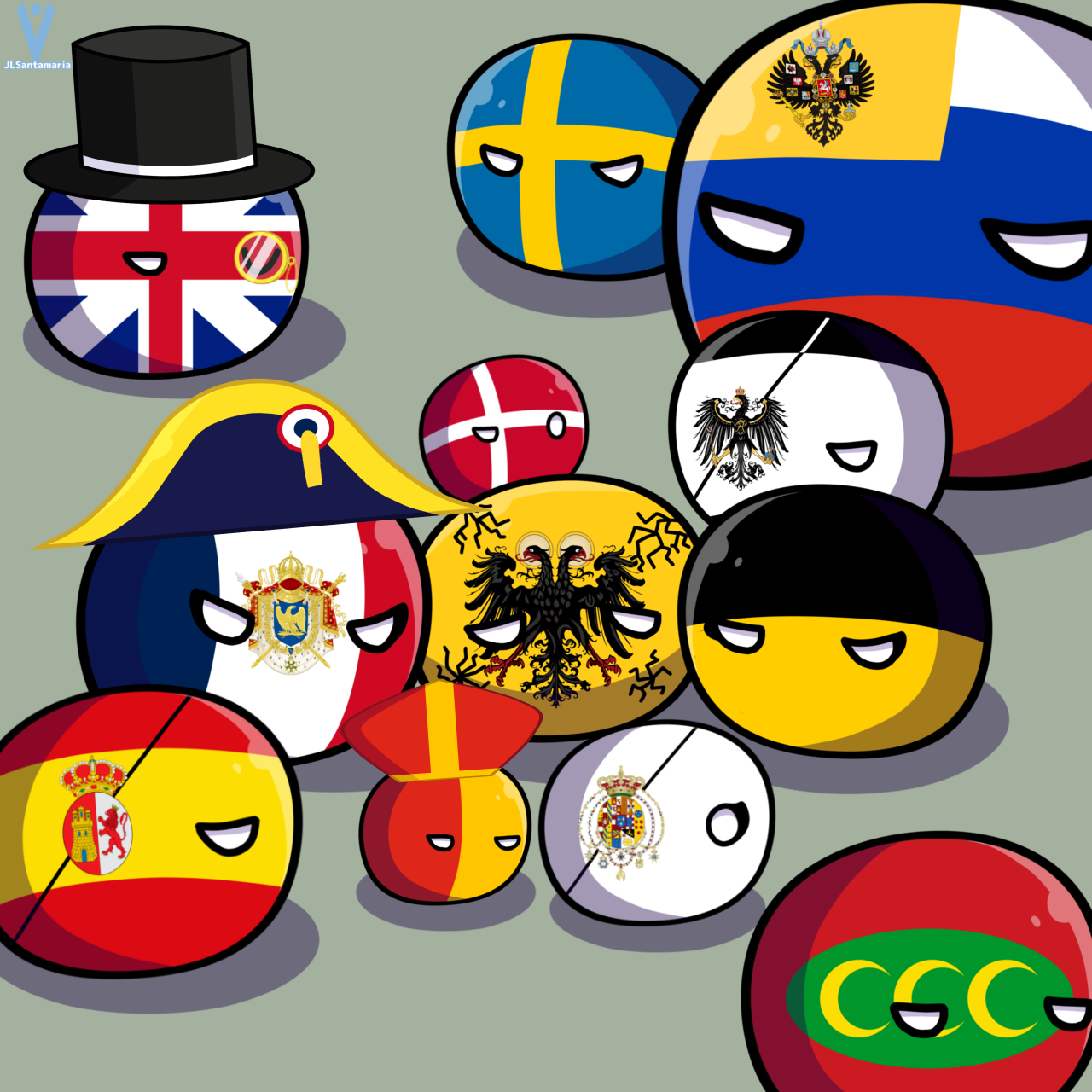 Deviantart Countryballs Countryballs/ Europa 1800 by Jose11santamari on DeviantArt