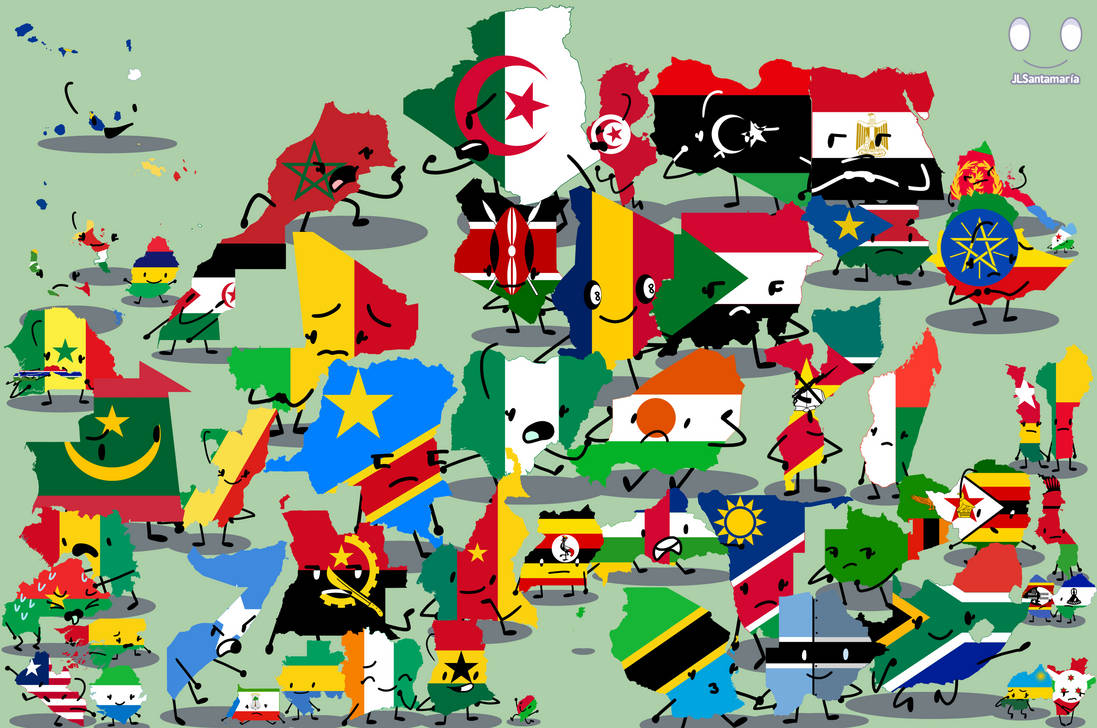 Flags maps/ Africa by Jose11santamari on DeviantArt
