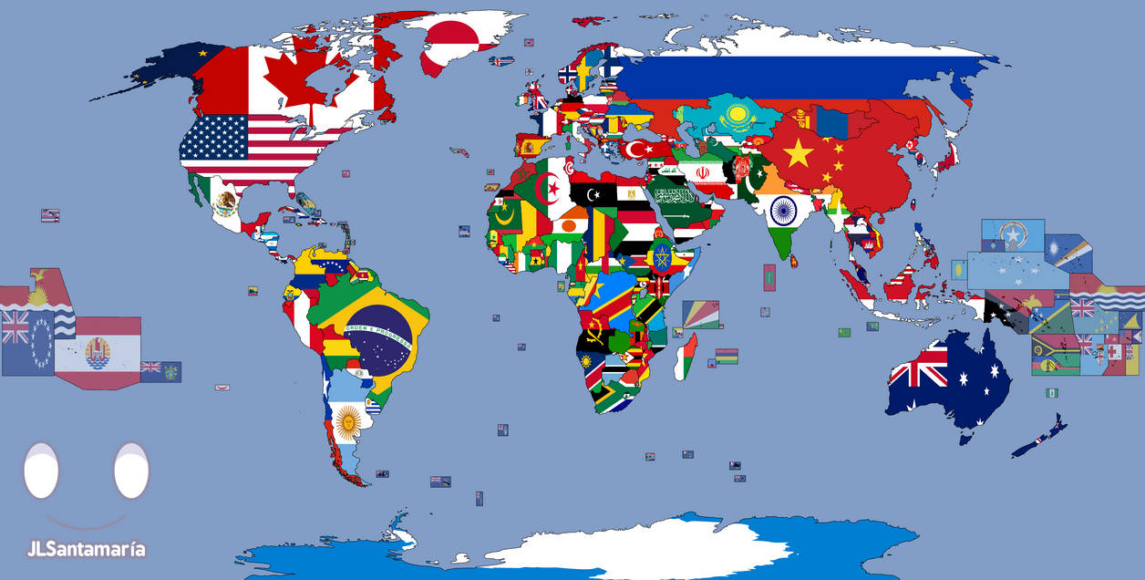 Flags maps/ mapa del mundo pero mejorado by Jose11santamari on DeviantArt