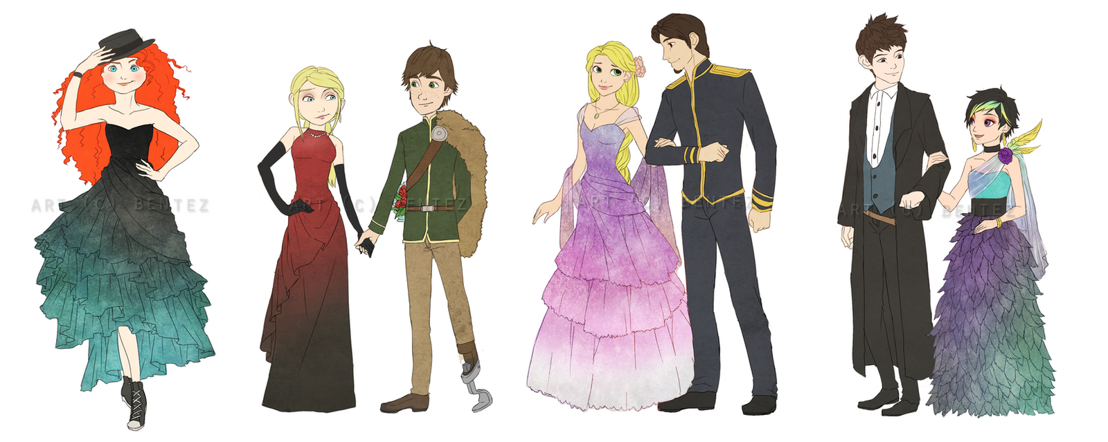 Big Four: Yule Ball by benteja