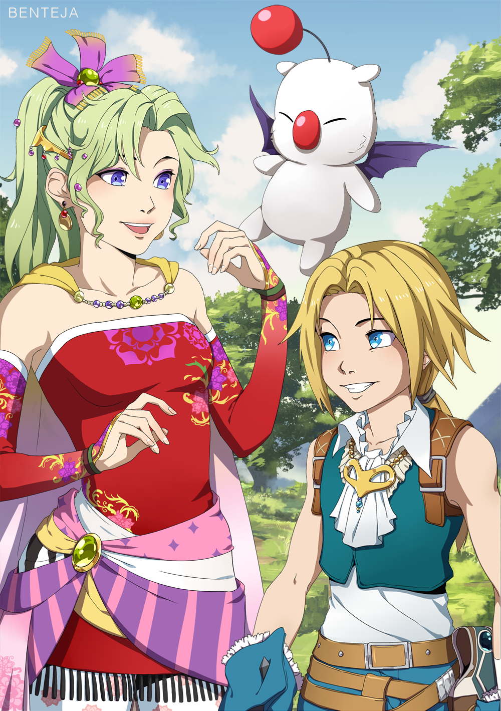 DISSIDIA NT: Terra and Zidane by benteja on DeviantArt