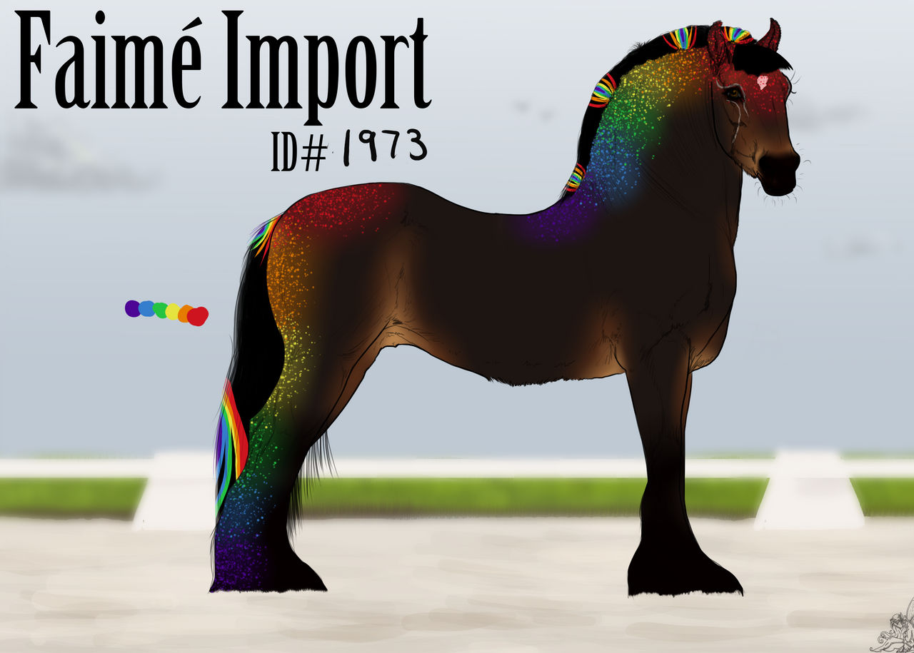 Faime Faime Import 1973 by AutumnCreekFarms on DeviantArt