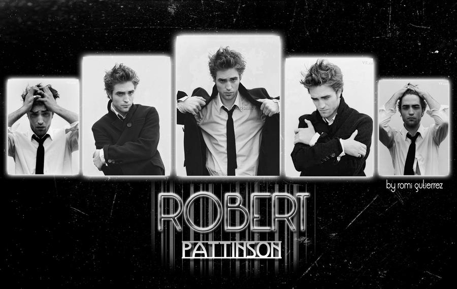 Robert Pattinson Blanco y Negro