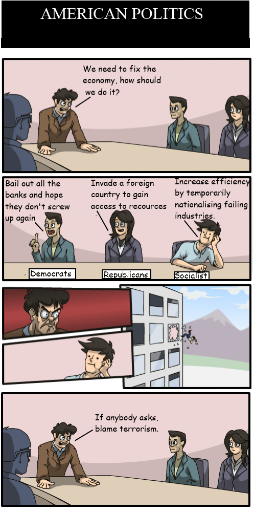 Boardroom Meeting Meme American Politics By Doctorwho3600 On