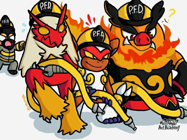 Pokemon Fire Rescue FIRE-FIGHTING POKEMON by Shirarisun on DeviantArt