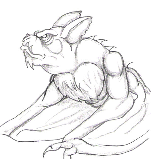 Bat Creature by SXGodzilla on DeviantArt