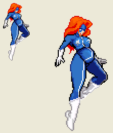 Sprite Stuff: Mr. X (Streets of Rage) by SXGodzilla on DeviantArt