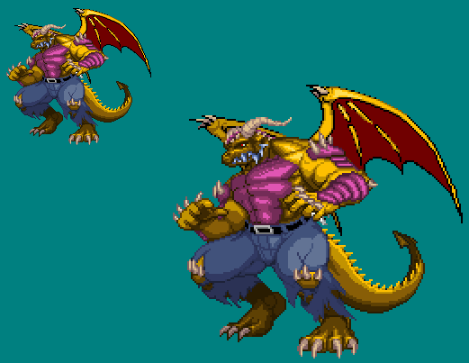 Sprite Work: Ryu Shinji