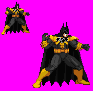 Sprite Stuff: 'Parallax'-possessed Batman by SXGodzilla on DeviantArt