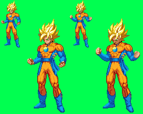 Sprite Stuff: 'DCU' Goku (Super Saiyan) by SXGodzilla on DeviantArt Sprite Stuff: 'DCU' Goku (Super Saiyan) by SXGodzilla on DeviantArt
